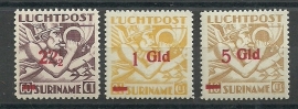 Suriname LP24/26 Luchtpost Uitgifte 1941 Postfris
