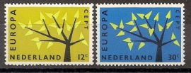 Nvph  777/778 Europa 1962 Postfris