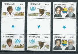 Suriname Republiek 546/548  BPA 100 Jaar Leger Des Heils 1987 Postfris (1)