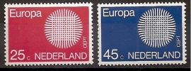 Nvph  971/972 Europa 1970 Postfris