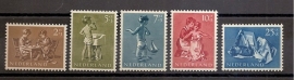 Nvph 649/653 Kinderzegels 1954 Postfris