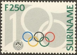 Suriname Republiek  807 100 Jaar Olympisch Comité 1994 Postfris