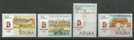 Aruba 396/399 Olympische spelen Postfris