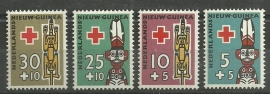 Nieuw Guinea 49/52 Rode Kruiszegels Postfris