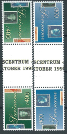 Suriname Republiek  995/996 TBBP 5e Nvph Postzegelshow 1998 Postfris (4)