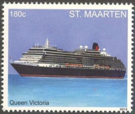 Sint Maarten 148/149 Cruiseschepen 2013 Postfris