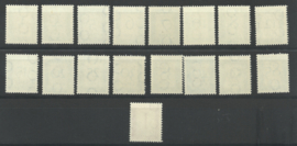 Port  80a/105a Cijfer 1947-1958 Postfris (Verticaal Watermerk) (1)