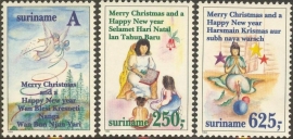 Suriname Republiek  825/827 Kinderzegels 1994 Postfris