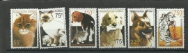 Nederlandse Antillen 1341/1346 Katten en Honden Postfris