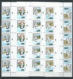 Nederlandse Antillen  899a/902a Postfris (in complete strip)