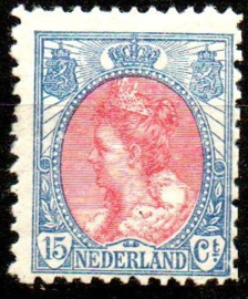 Nvph  65A 15 ct ( 11½×11) Bontkraag  Postfris (1) + Certificaat