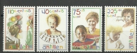 Nederlandse Antillen 1241/1244 Kinderzegels 1998 Postfris