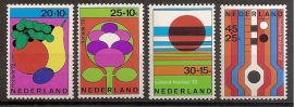 Nvph 1003/1006 Zomerzegels 1972 Postfris