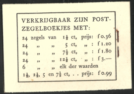 PZ 38-N 4 × 6 (Nvph 172/379/380/381) Roomkleurige Kaft (10)