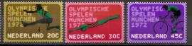 Nvph 1012/1014 Olympische Spelen München Postfris