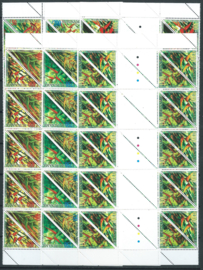 Suriname Republiek 1009/1020 BP A Surinaamse Bloemen 1999 (complete strips)