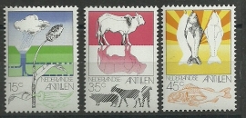 Nederlandse Antillen 522/524 Postfris