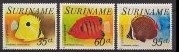 Suriname Republiek  27/31 Luchtpost Vissen 1976 Postfris