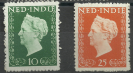 Nederlands Indië 337/346 Koningin Wilhelmina Postfris (9)