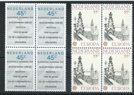 Nvph. 1157/1158 Europa 1978 in blokken van 4 Postfris