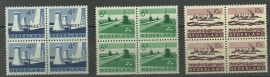 Nvph 792/794 Landschapzegels in Blokken Postfris
