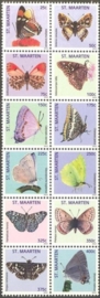 Sint Maarten 150/161 Vlinders 2013 Postfris
