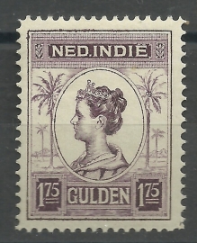 Nederlands Indië 133C 1¾ GLD Koningin Wilhelmina Postfris (2)