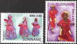 Suriname Republiek  2033/2034 Wandelmars 2014 Postfris