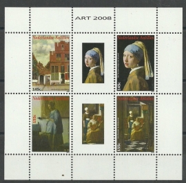 Nederlandse Antillen 1842 Blok Johannes Vermeer Postfris