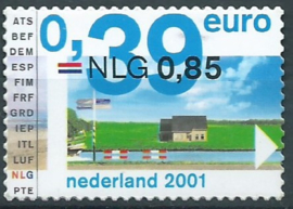 Nvph 1991 Eurozegel € 0,39 duaal (Gestanst) Postfris