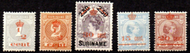 Suriname  60/64 Hulpuitgifte 1890/1900 Ongebruikt (1)
