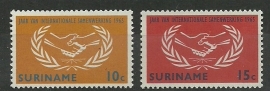 Suriname 425/426 Postfris
