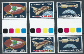 Suriname Republiek 280/282 BPA Ruimtevaart 1982 Postfris (2)