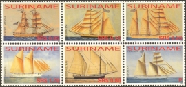 Suriname Republiek 1320/1325 Zeilschepen 2005 Postfris