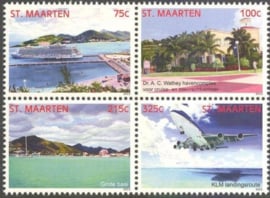 Sint Maarten 144/147 Landschappen 2013 Postfris