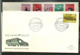 FDC Jaargang 1967 compleet onbeschreven met open klep E82/E87