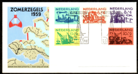 FDC E38 Onbeschreven met open klep (3) + Befund