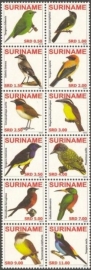 Suriname Republiek 1717/1728 Vogels 2010 Postfris