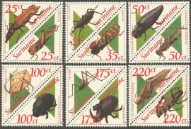 Suriname Republiek  764/775 Surinaamse Kevers 1993 Postfris