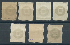 Nederlands Indië Dienst  1/7 1892-1897 Postfris (1)