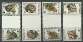 Suriname Republiek  844/847 TBBP WWF 1995 Postfris