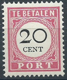 Nederlands Indië Port 18 20ct  1892-1909 Postfris (1)