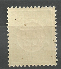 Port  27 3 ct op 1 Gld  1906/1910 Type I (variëteit 5) Postfris (1)