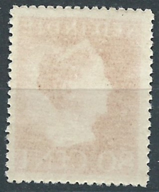 Nederlands Indië 284C (13¼×13¼ kg) 60ct Wilhelmina Konijnenburg Postfris (1)