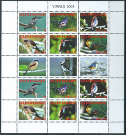 Suriname Republiek 1570/1575 Vogels 2008 Postfris