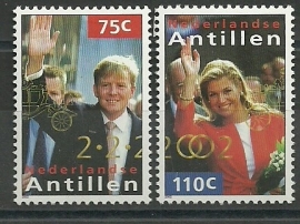 Nederlandse Antillen 1376/1377 Koninklijk Huwelijk Postfris