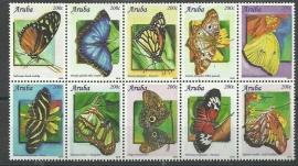Aruba 500/509 Vlinders 2010 Postfris
