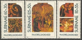 Suriname Republiek 618/620 Paasweldadigheid 1989 Postfris