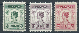 Curacao  68/70 Koningin Wilhelmina Postfris (1)