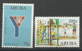 Aruba 358/359 50jaar YMCA Postfris